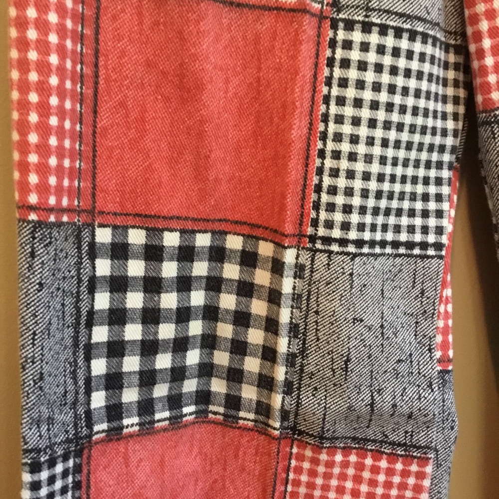 Vintage Handmade Patchwork Bell Bottom Jeans - image 5